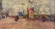 Vincent Van Gogh Strabenszene auf dem Montmartre oil painting on canvas